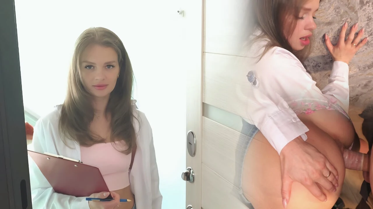 The social survey ended with a dick in my pussy. (Episode 1)